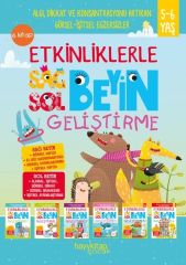 Hayykitap Etkinliklerle Sağ Beyin Sol Beyin Geliştirme (5-6 Yaş) 6’Lı Set - Canan Öztürk